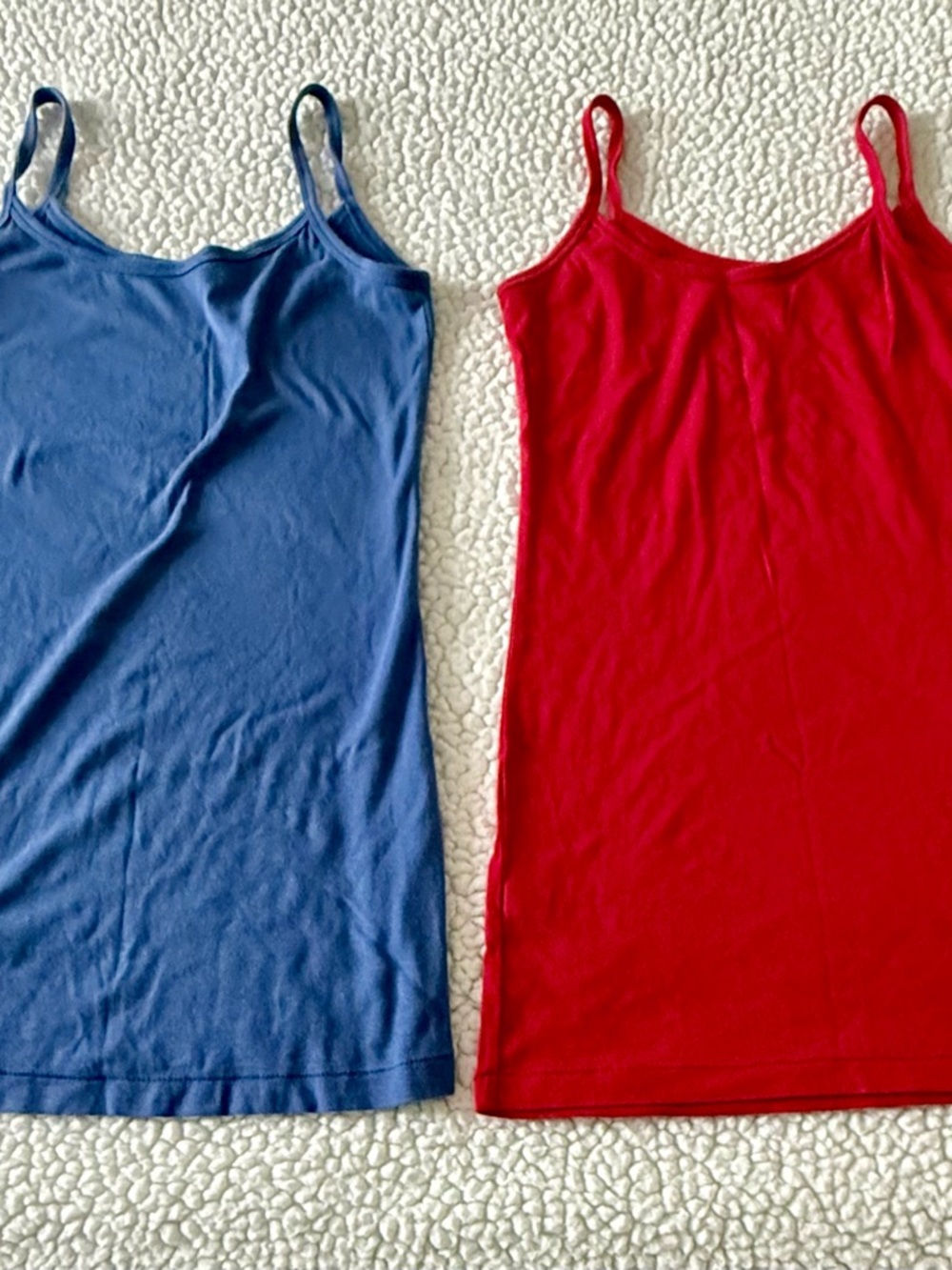 Banana Republic Blue & Red Tank Tops - Set of 2